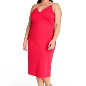 Cushnie x Target Asymmetrical Red Dress